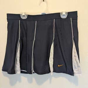Nike Navy Tennis Skirt with White Accents